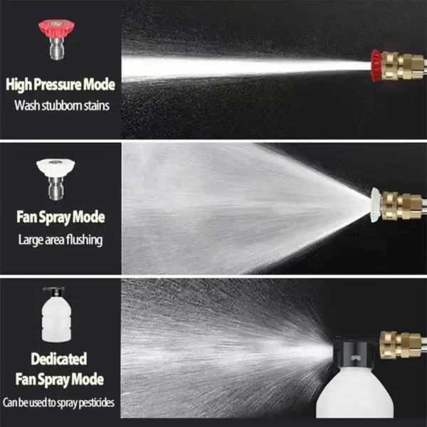 60BAR Wireless High Pressure Car Washer Self Priming Sustain 50min Washing 300W Car Wash Water Gun With Li-ion Battery 21V