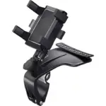 Car Phone Holder Mount for Dashboard, 1200° Rotating Cell Phone Holder for Car, Universal Big Clamp Car Phone Mount Compatible