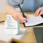 Customizable Portable Mini Wireless Thermal Pocket Printer Self-adhesive Stickers