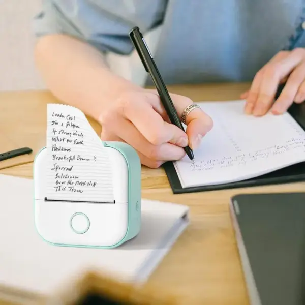 Customizable Portable Mini Wireless Thermal Pocket Printer Self-adhesive Stickers
