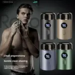 New Mini Portable Men's Electric Shaver Long Standby Car Mounted Wash-free Charging Shaving Razor For Men R1L4