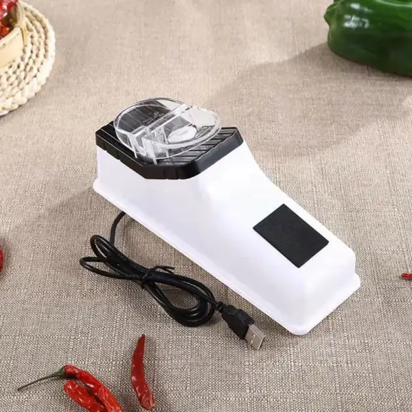 Automatic Knives Sharpeners USB Rechargable Sharpeners Professional Fast Sharpening Tool Kitchen Knives Tool Fine Grinding Blade