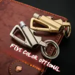 Outdoor Multifunctional Portable Match Keychain, Kerosene Lighter, Metal, Camping Ignition Tool, Men's Gadget