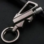 Outdoor Multifunctional Portable Match Keychain, Kerosene Lighter, Metal, Camping Ignition Tool, Men's Gadget