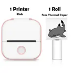 Customizable Portable Mini Wireless Thermal Pocket Printer Self-adhesive Stickers