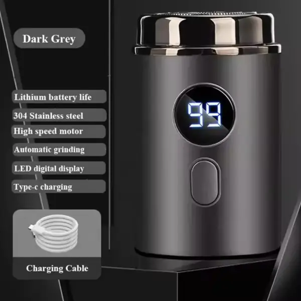 New Mini Portable Men's Electric Shaver Long Standby Car Mounted Wash-free Charging Shaving Razor For Men R1L4
