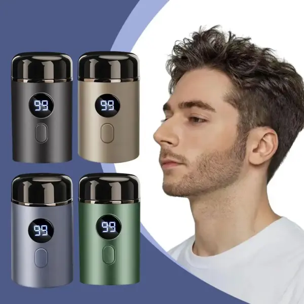 New Mini Portable Men's Electric Shaver Long Standby Car Mounted Wash-free Charging Shaving Razor For Men R1L4