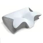 1pc Memory Foam Cervical Pillow, 2 in 1 Ergonomic Contour Orthopedic Pillow for Neck Pain Support Pillows Pillowcase replacement