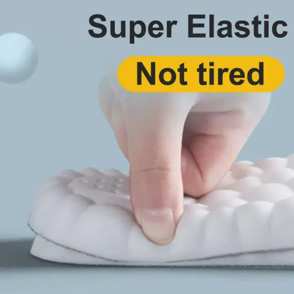 1 Pair/2 Pairs High Elasticity Latex Sport Insoles Soft Shoe Pads Arch Support Orthotic Insoles Breathable Deodorant Insole