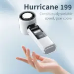 Mini Ice Compress Handheld Turbo Jet Fan 199 Wind Speeds Adjustable 4000mAh USB Rechargeable Portable Fan Outdoor Turbo Neck Fan