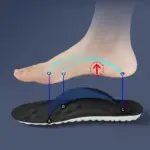 1 Pair/2 Pairs High Elasticity Latex Sport Insoles Soft Shoe Pads Arch Support Orthotic Insoles Breathable Deodorant Insole