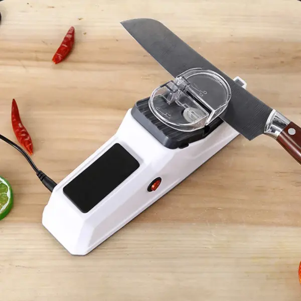 Automatic Knives Sharpeners USB Rechargable Sharpeners Professional Fast Sharpening Tool Kitchen Knives Tool Fine Grinding Blade
