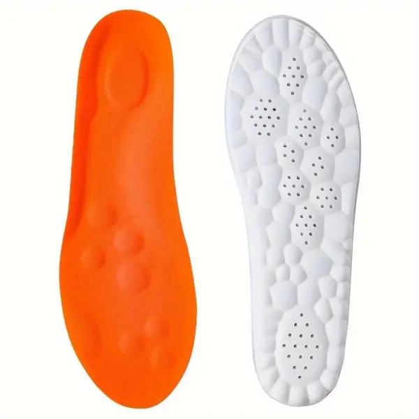 1 Pair/2 Pairs High Elasticity Latex Sport Insoles Soft Shoe Pads Arch Support Orthotic Insoles Breathable Deodorant Insole