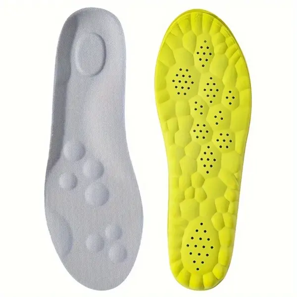 1 Pair/2 Pairs High Elasticity Latex Sport Insoles Soft Shoe Pads Arch Support Orthotic Insoles Breathable Deodorant Insole