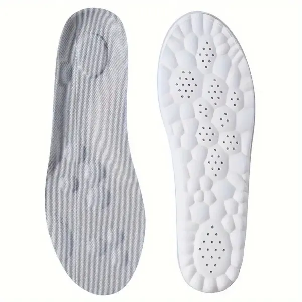 1 Pair/2 Pairs High Elasticity Latex Sport Insoles Soft Shoe Pads Arch Support Orthotic Insoles Breathable Deodorant Insole