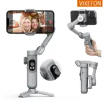 AOCHUAN Smart XPro Smartphone 3 Axis Gimbal Stabilizer For iPhone and Android Smartphone Shooting Video With fill light effect