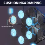 Smart Bluetooth Music Boxing Machine,Decompression,Fighting Fitness Home Boxing Wall Target Boxing Trainer Boxing Accessories