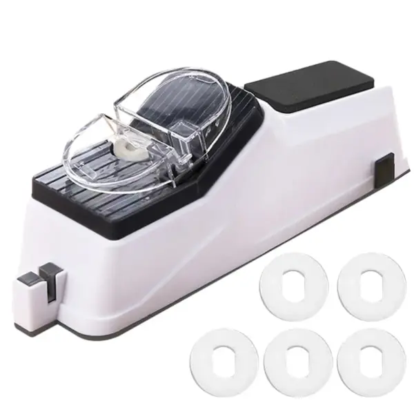 Automatic Knives Sharpeners USB Rechargable Sharpeners Professional Fast Sharpening Tool Kitchen Knives Tool Fine Grinding Blade