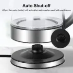 1.8L Electric Kettle Glass Tea Kettle 220V 1500-1800W Water Boiler Home Kitchen water heater,Dry Boiling Protection