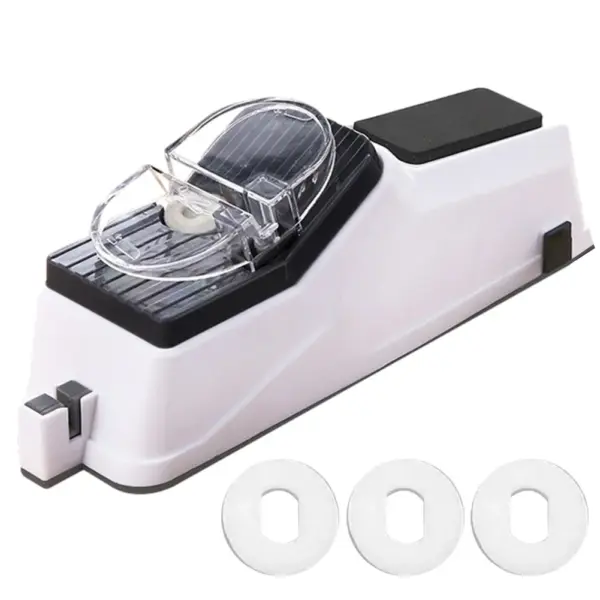 Automatic Knives Sharpeners USB Rechargable Sharpeners Professional Fast Sharpening Tool Kitchen Knives Tool Fine Grinding Blade