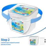 Yass Clean Sumptuous Scent Booster Laundry Beads 2.5L 1.8KG Cream Coconut Sea Breeze, In-Wash Scent Booster Beads That Gives A Fresh Scent Boost From Wash To Wash,Suitable for Sensitive Skin, Non-Stop Freshness Up To Weeks In Storage