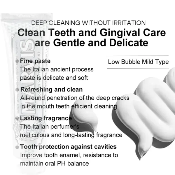1PC 85ml Italy Original Marvis Toothpaste Whitening Mint Freshen Breath Remove Smoke Stains Toothpaste Teeth Whitening