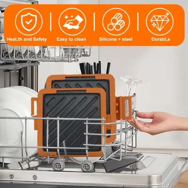 Magnetron Toastie Maker Geen Elektriciteit In De Magnetron Toast Maker Magnetron Vierkante Panini Maker Voor Dessert Sandwiches Ontbijt
