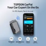 Topdon Carpal Obd2 Scanner Bluetooth Voor Auto Alle Systeem Diagnostisch Hulpmiddel Ios Android Voertuig Gezondheidscontrole Smogcontrole Batterijtest