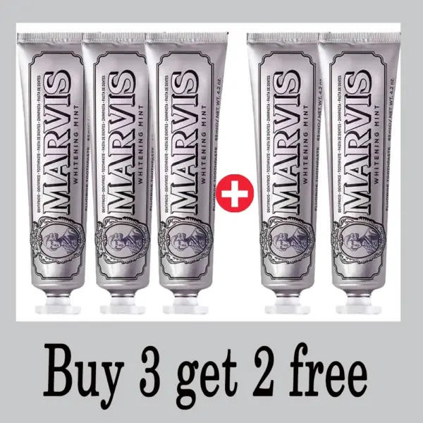 1PC 85ml Italy Original Marvis Toothpaste Whitening Mint Freshen Breath Remove Smoke Stains Toothpaste Teeth Whitening
