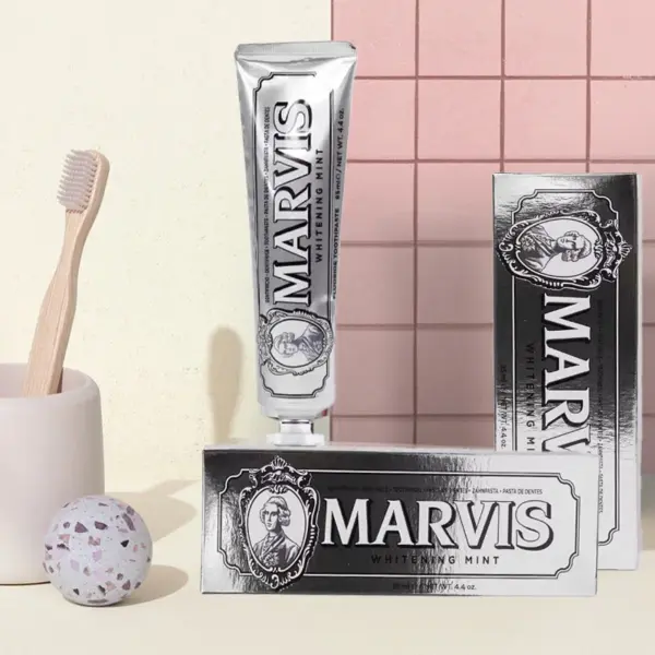 1PC 85ml Italy Original Marvis Toothpaste Whitening Mint Freshen Breath Remove Smoke Stains Toothpaste Teeth Whitening