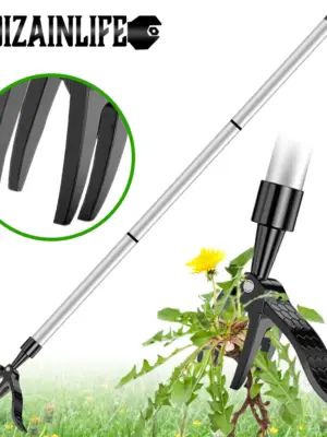 Stand Up Weed Puller Claw Tool Aluminum Alloy Weeding Head Replacement Garden Foot Pedal Digging Grass Shovel Root Remover