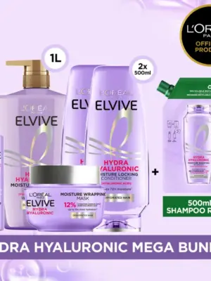 L'Oreal Paris Hydra Hyaluronic Haircare Range - Choose Your Bundle