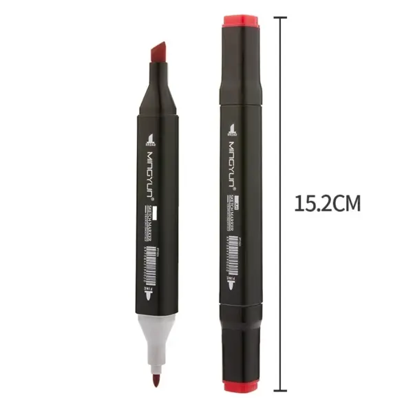 12/36/48/80 Colors Manga Sketching Art Markers Highlighters Pen Sketchbook Drawing Set Stationery For School Supplies