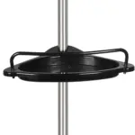 Shower Rack Adjustable Four-tier Corner Shower Caddy with Anti-rust Coating for Simple Installation Ample Storage Space