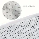 Simple flannel bathroom mat furry shower room non-slip floor mat thick sponge toilet absorbent floor mat bedroom door mat
