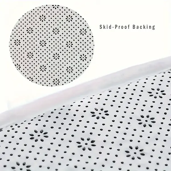 Simple flannel bathroom mat furry shower room non-slip floor mat thick sponge toilet absorbent floor mat bedroom door mat