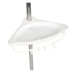 Shower Rack Adjustable Four-tier Corner Shower Caddy with Anti-rust Coating for Simple Installation Ample Storage Space