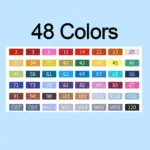 12/36/48/80 Colors Manga Sketching Art Markers Highlighters Pen Sketchbook Drawing Set Stationery For School Supplies