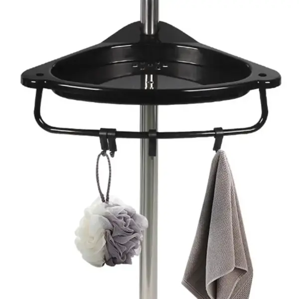 Shower Rack Adjustable Four-tier Corner Shower Caddy with Anti-rust Coating for Simple Installation Ample Storage Space
