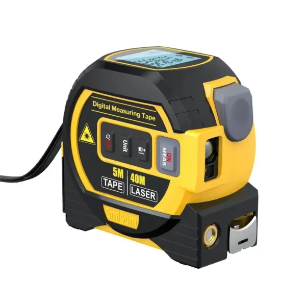 Laser Tape Measure 3 In 1 Digital Tape Measure High Precision Laser Rangefinder Steel Tape Measure